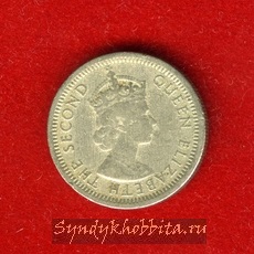 10 центов 1955 года Кирибати